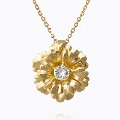Caroline Svedbom - Halsband Blossom Guld Crystal