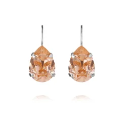 Caroline Svedbom - Örhängen Claps Mini Rhodium Light Peach