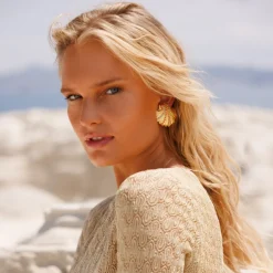 Caroline Svedbom - Örhängen CLIPS Mirella Shell Rainbow