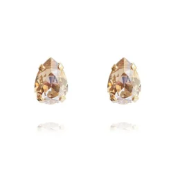 Caroline Svedbom - Örhängen Petite Drop Stud Guld Golden Shadow