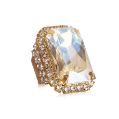 Caroline Svedbom - Ring Alexa Guld Moonlight Crystal