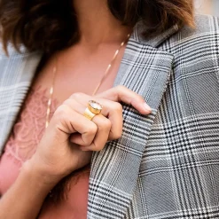 Caroline Svedbom - Ring Classic Drop Guld Vintage Rose