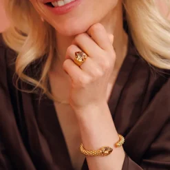 Caroline Svedbom - Ring Classic Drop Guld Light Colorado Topaz