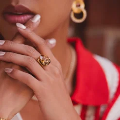 Caroline Svedbom - Ring Classic Drop Guld Light Colorado Topaz