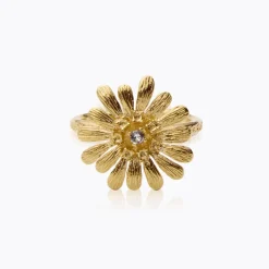 Caroline Svedbom - Ring Daisy Guld Crystal