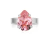 Caroline Svedbom - Ring Mini Drop Rhodium Light Rose