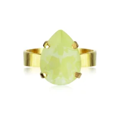 Caroline Svedbom - Ring Mini Drop Guld Soft Yellow
