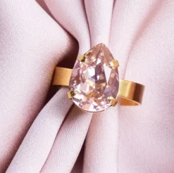 Caroline Svedbom - Ring Mini Drop Guld Vintage Rose