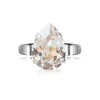 Caroline Svedbom - Ring Mini Drop Rhodium Crystal