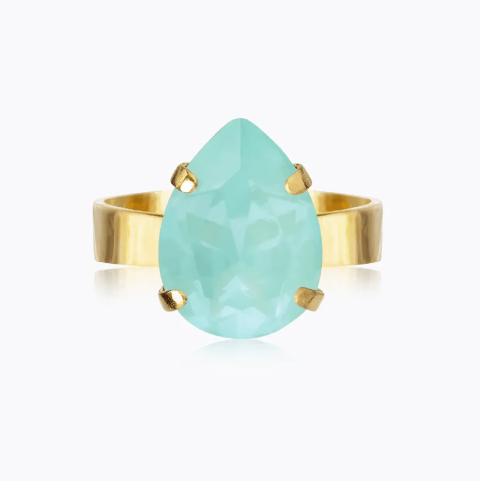 Caroline Svedbom - Ring Mini Drop Guld Soft Mint