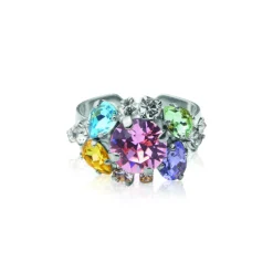 Caroline Svedbom - Ring Molly Rhodium Dreamscape Combo