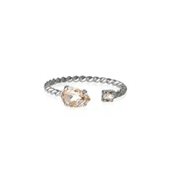 Caroline Svedbom - Ring Nani Rhodium Crystal