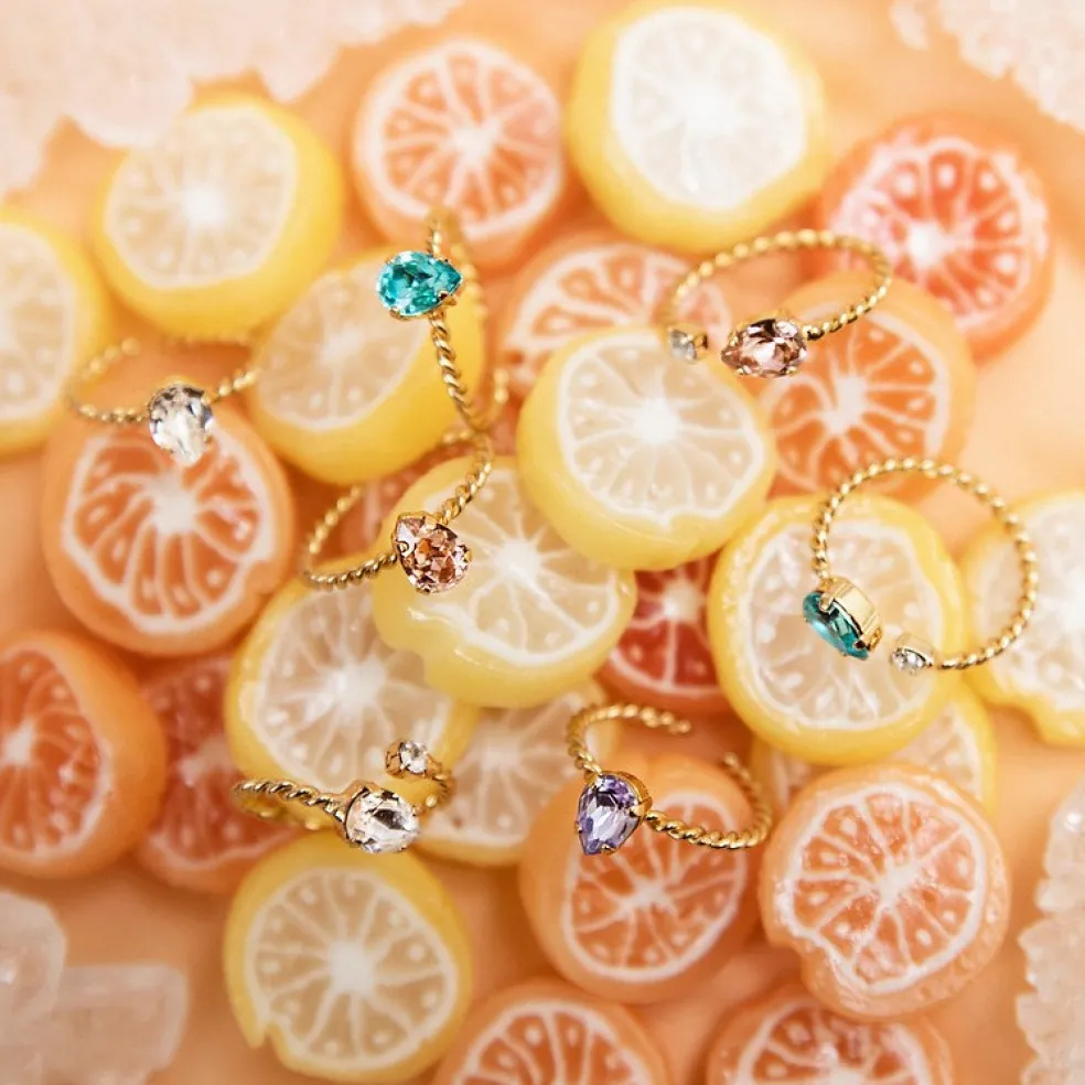 Caroline Svedbom - Ring Nani Guld Crystal