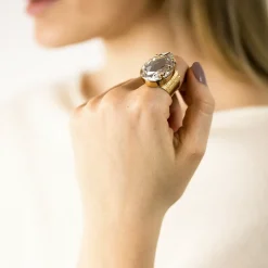 Caroline Svedbom - Ring Perfect Drop Guld Vintage Rose