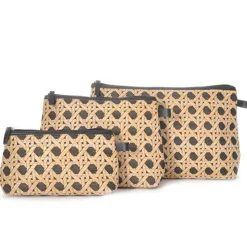 Ceannis - Väska Cosmetic Rattan Straw Collection