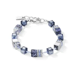 Coeur De Lion - Armband Geocube Iconic Blå