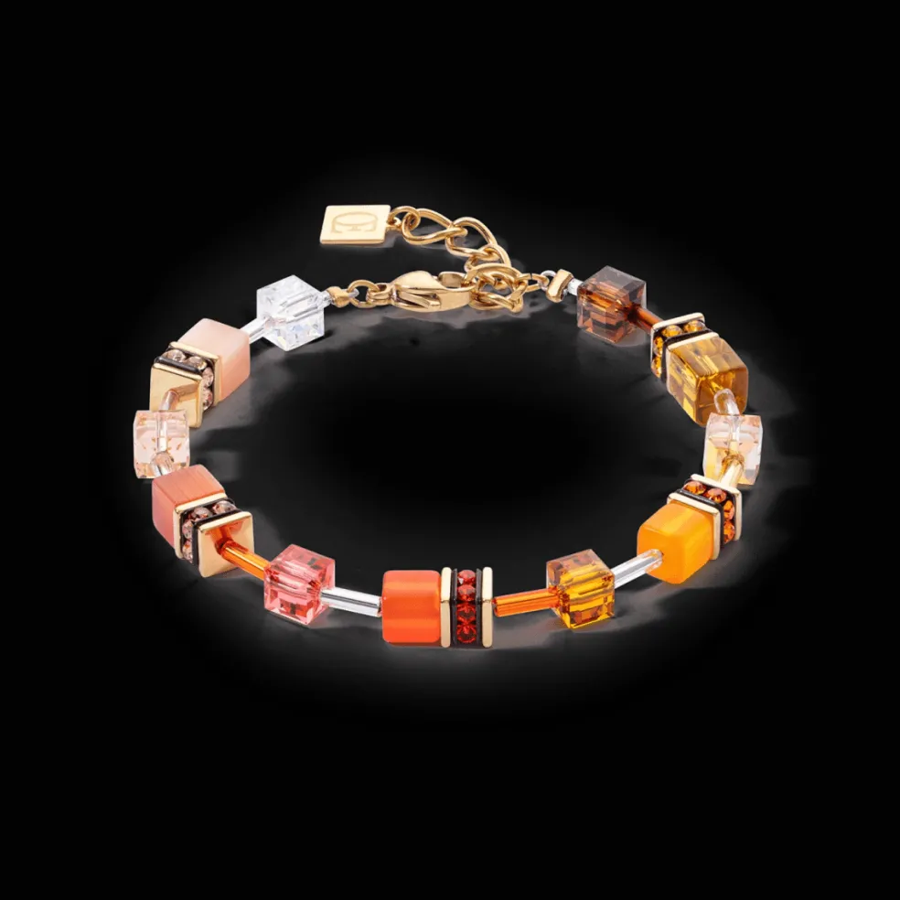 Coeur De Lion - Armband Geocube Iconic Orange