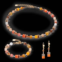 Coeur De Lion - Armband Geocube Iconic Orange