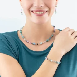 Coeur De Lion - Armband Geocube Iconic Aqua