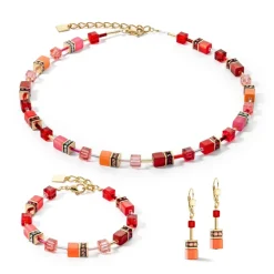 Coeur De Lion - Armband Geocube Iconic Röd