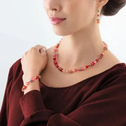 Coeur De Lion - Armband Geocube Iconic Röd