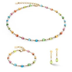 Coeur De Lion - Armband Mix Mini Cubes Pearl Rainbow
