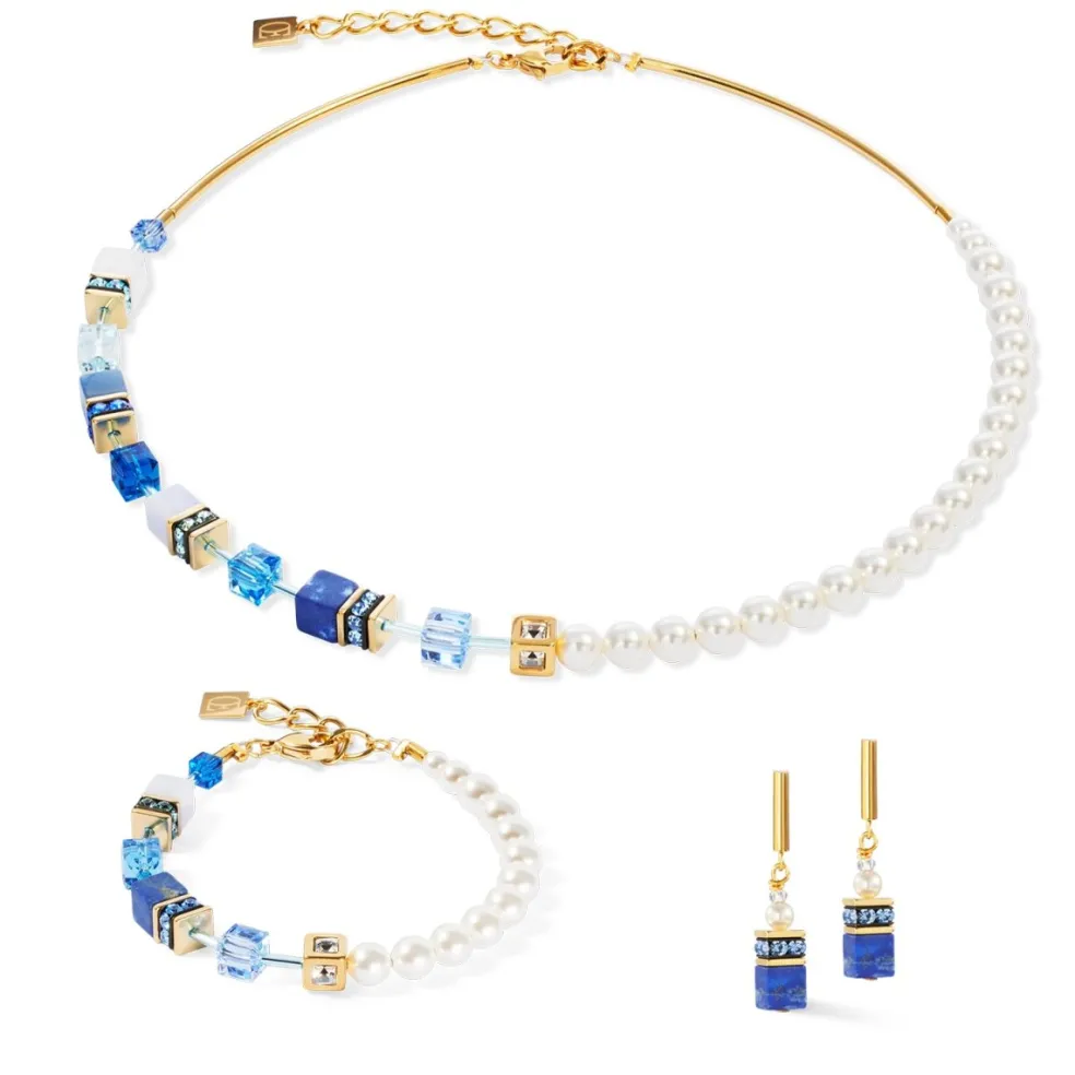 Coeur De Lion - Halsband Fusion Pearl Blå