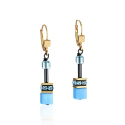 Coeur De Lion - Örhängen Geocube Iconic Rainbow Guld