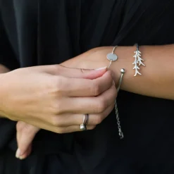 CU Jewellery - Armband Petal Silver