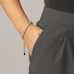 Dyrberg/Kern - Armband Cobra Guld Klar