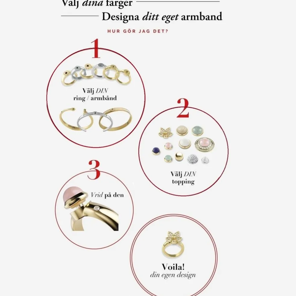 Dyrberg/Kern - Armband Compliments Oval Guld