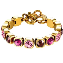 Dyrberg/Kern - Armband Conian Guld Rosa Mix