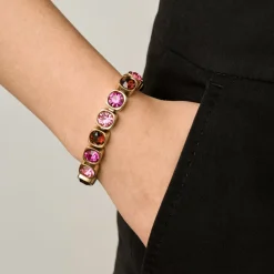Dyrberg/Kern - Armband Conian Guld Rosa Mix