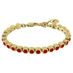 Dyrberg/Kern - Armband Cory Guld Röd