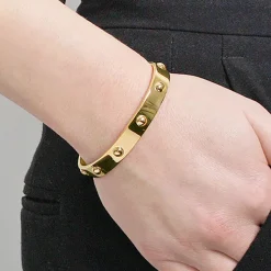 Dyrberg/Kern - Armband Dott Guld