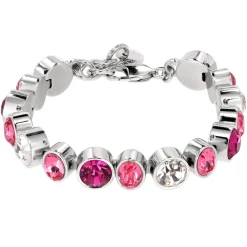 Dyrberg/Kern - Armband Elaine Silver Pink / Rose