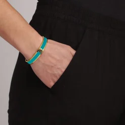 Dyrberg/Kern - Armband Pennika Guld Aqua