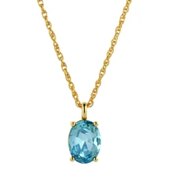 Dyrberg/Kern - Halsband Barga Guld Aqua