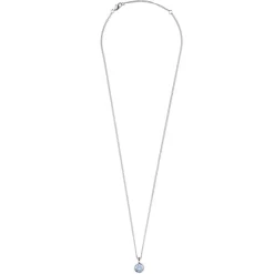 Dyrberg/Kern - Halsband Ette Silver Ljusblå