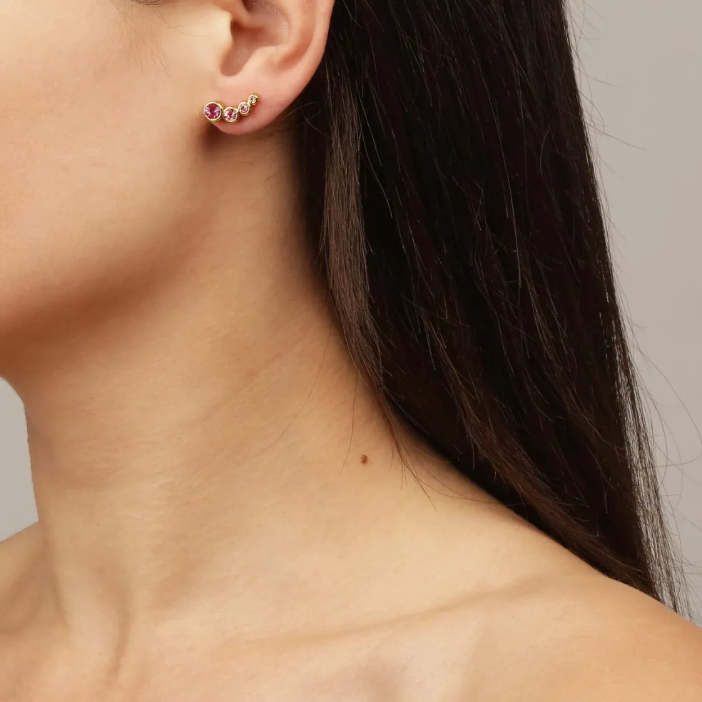 Dyrberg/Kern - Örhängen Agnes Guld Rose