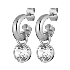 Dyrberg/Kern - Örhängen Anna Silver Klar