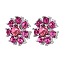 Dyrberg/Kern - Örhängen Aude Silver Pink