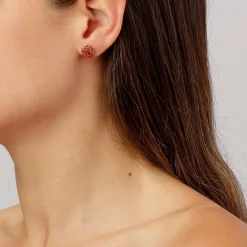 Dyrberg/Kern - Örhängen Blais Guld Röd