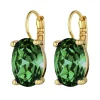 Dyrberg/Kern - Örhängen Chantal Guld Emerald