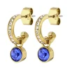 Dyrberg/Kern - Örhängen Dessa Guld Sapphire