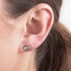 Dyrberg/Kern - Örhängen Lini Silver Klar