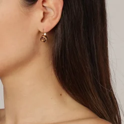 Dyrberg/Kern - Örhängen Louise Guld Brun