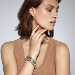 Dyrberg/Kern - Örhängen Louise Guld Grå