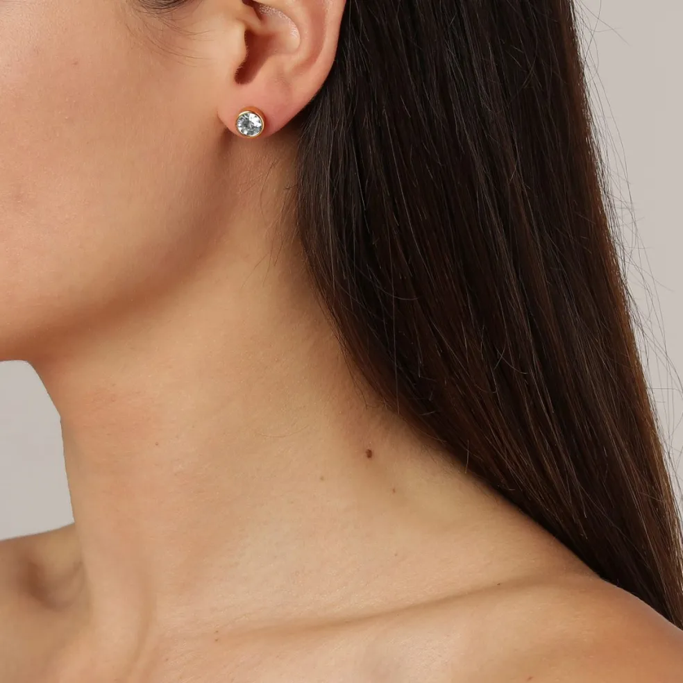 Dyrberg/Kern - Örhängen Nobles Guld Klar