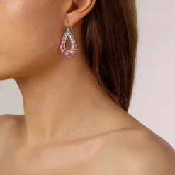 Dyrberg/Kern - Örhängen Zanetta Silver Rose